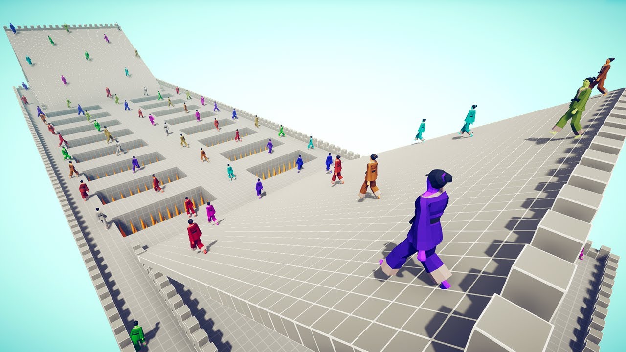 Battle Royale On The Modern Holes Map | Totally Accurate Battle Simulator TABS