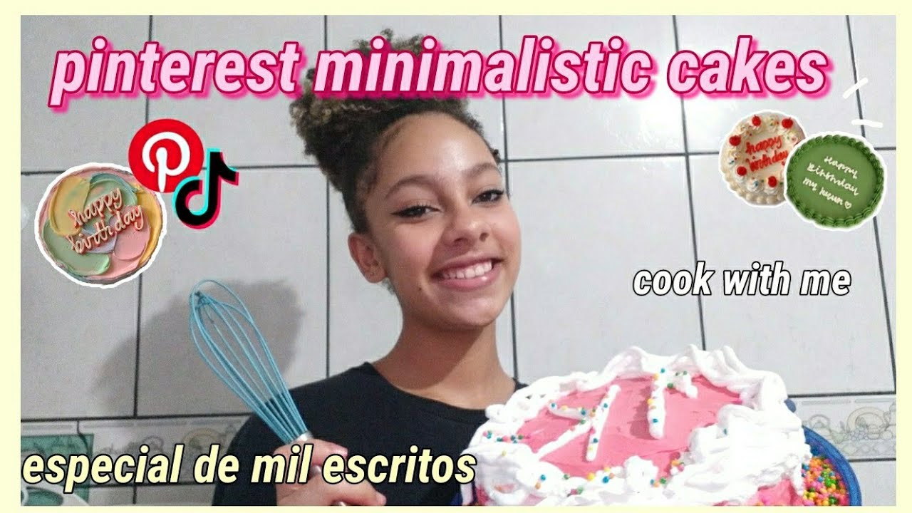 cook with me *bolo minimalista do pinterest* (especial 1k)🤎