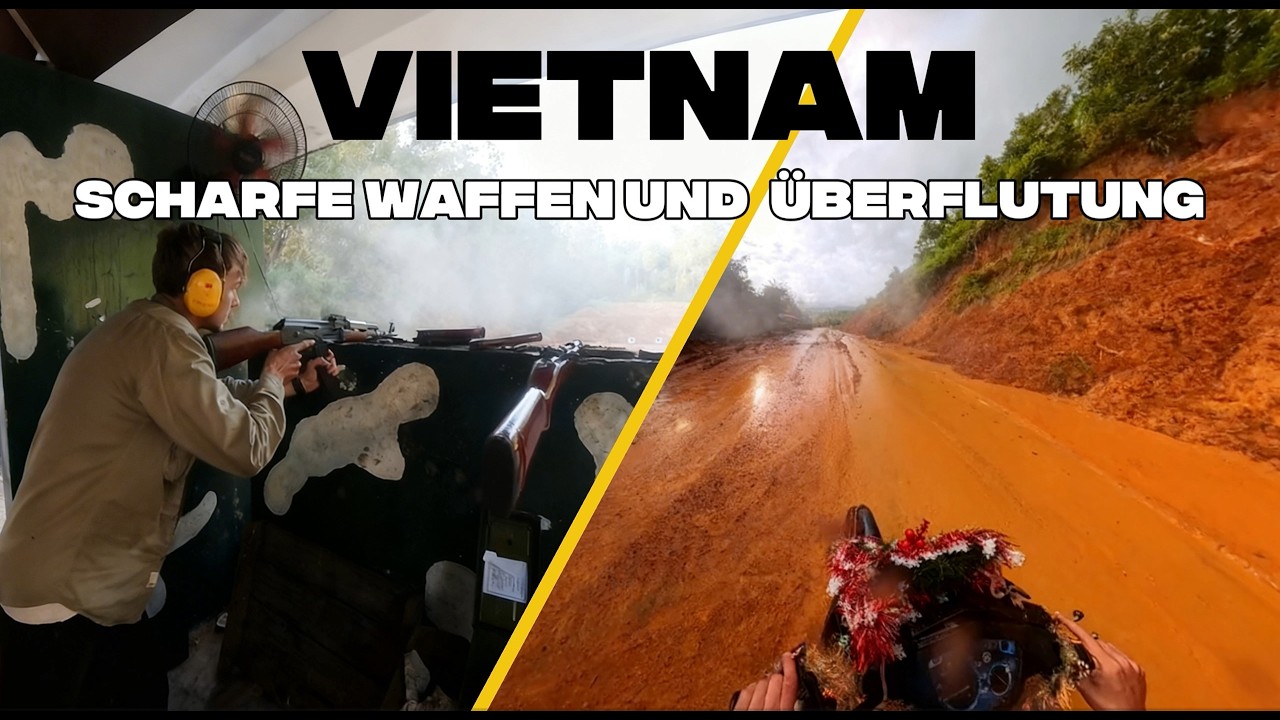 Die Rollerreise endet, mit Flut, Erdrutschen und scharfen Waffen | Motorradweltreise S04:E24