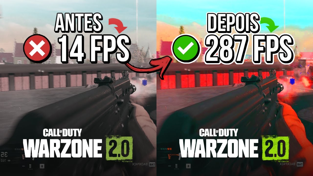 🔧COD MW2 & WARZONE: COMO AUMENTAR FPS E RODAR EM PC FRACO🔥| Otimizar COD MW2 & WARZONE ao Máximo✔️