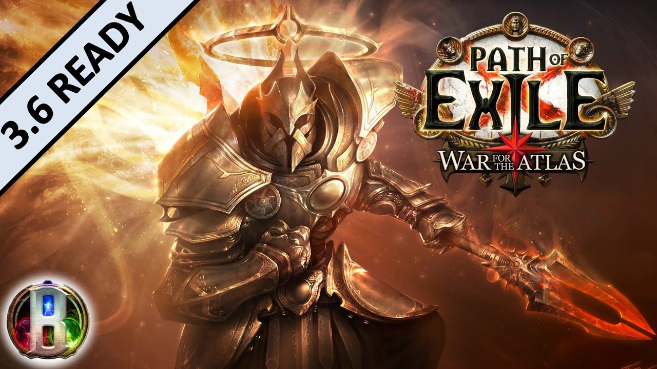 Path of Exile 3.6 - Holy Flame Totem Build - Chieftain Marauder -  Synthesis