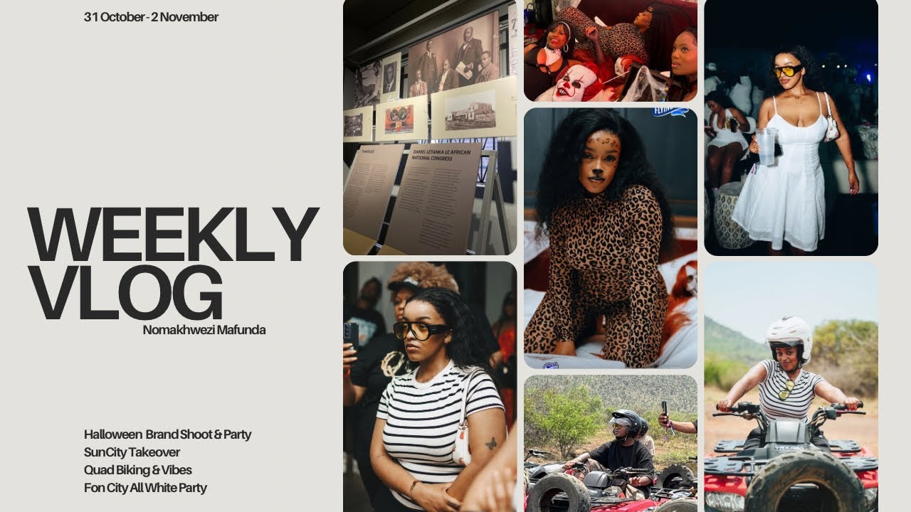 #weeklyvlog: хэллоуинская брендовая фотосессия и вечеринка, SunCityTakeover, квадроциклы и атмосф...