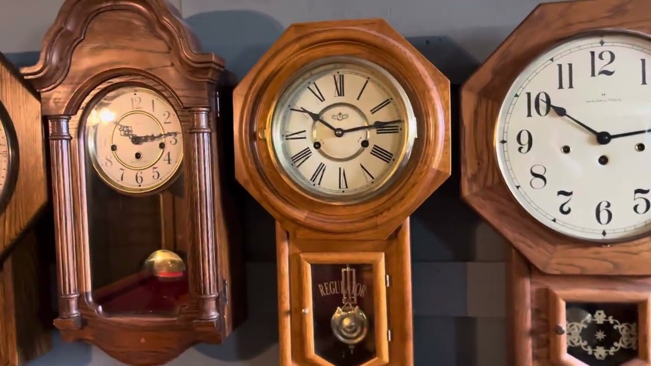 My Clock Collection as of 4/14/25