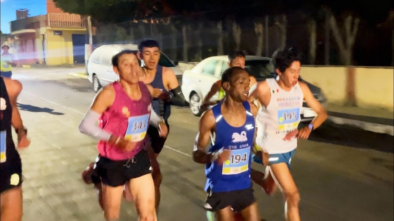 Carrera ELITE  la colmena miel🍯🐝10km Antonio Vara les Gano 😱😱🔥🔥 🇲🇽🇰🇪