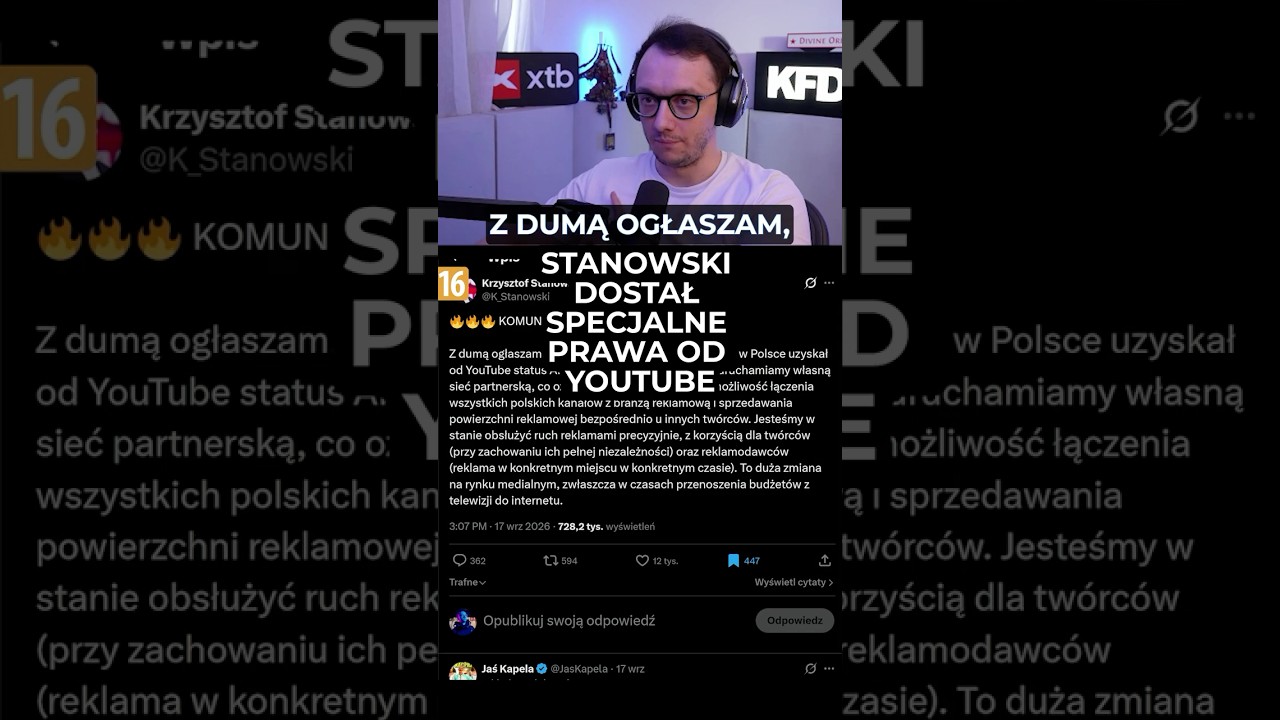 STANOWSKI DOSTAŁ WYJĄTKOWE PRAWA #stanowski #kanalzero #dc