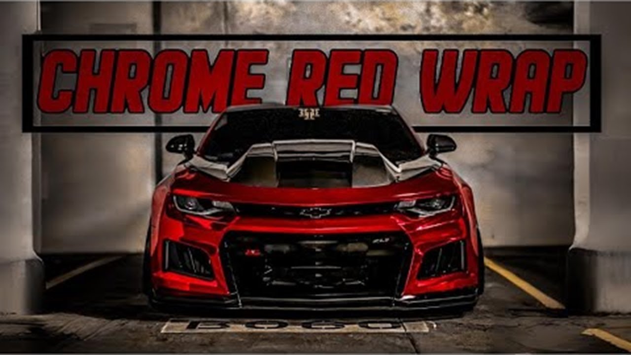 My CAMARO ZL1 Gets a New Wrap and it's Chrome!