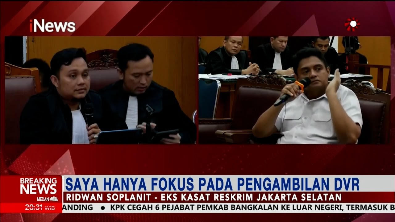 Ridwan Soplanit - Eks Kasat Reskrim Jaksel: Saya Fokus Pada Pengambilan DVR #BreakingNews 03/11
