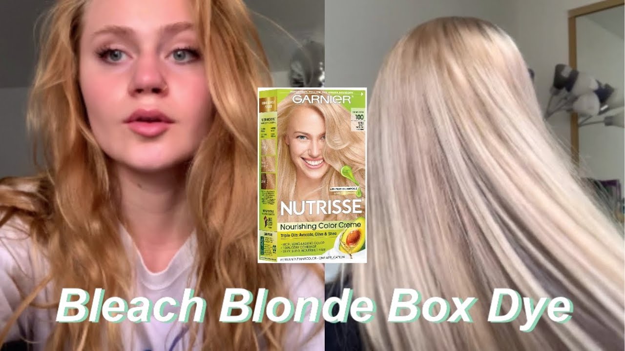 Обесцвечивание волос с помощью красителя Box Dye