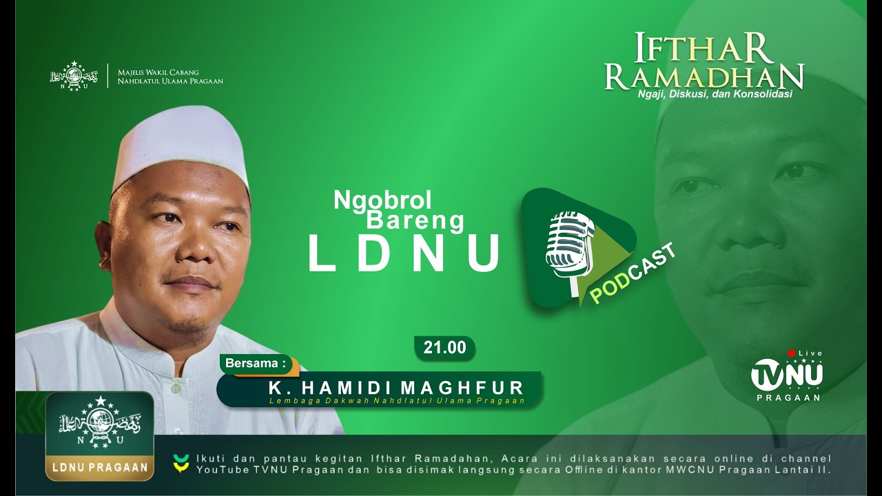 LIVE STREAMING | IFTHAR RAMADHAN | LDNU PRAGAAN | NGOBROL BARENG