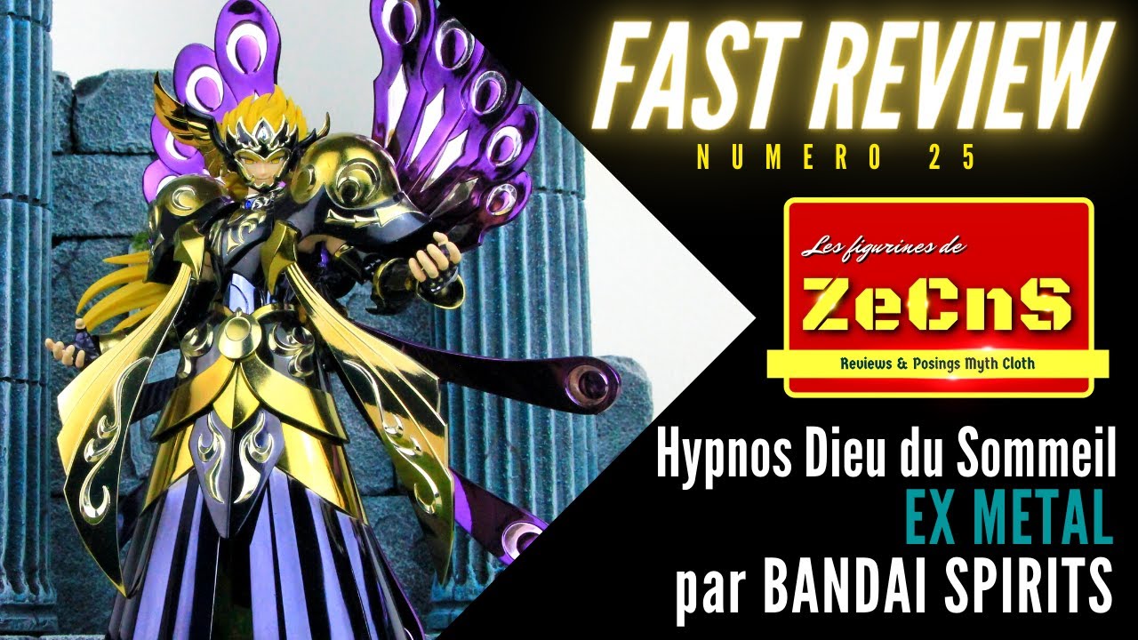 Saint Seiya Myth Cloth - ZeCnS Fast Review - Hypnos EX Metal Bandai Spirits Review