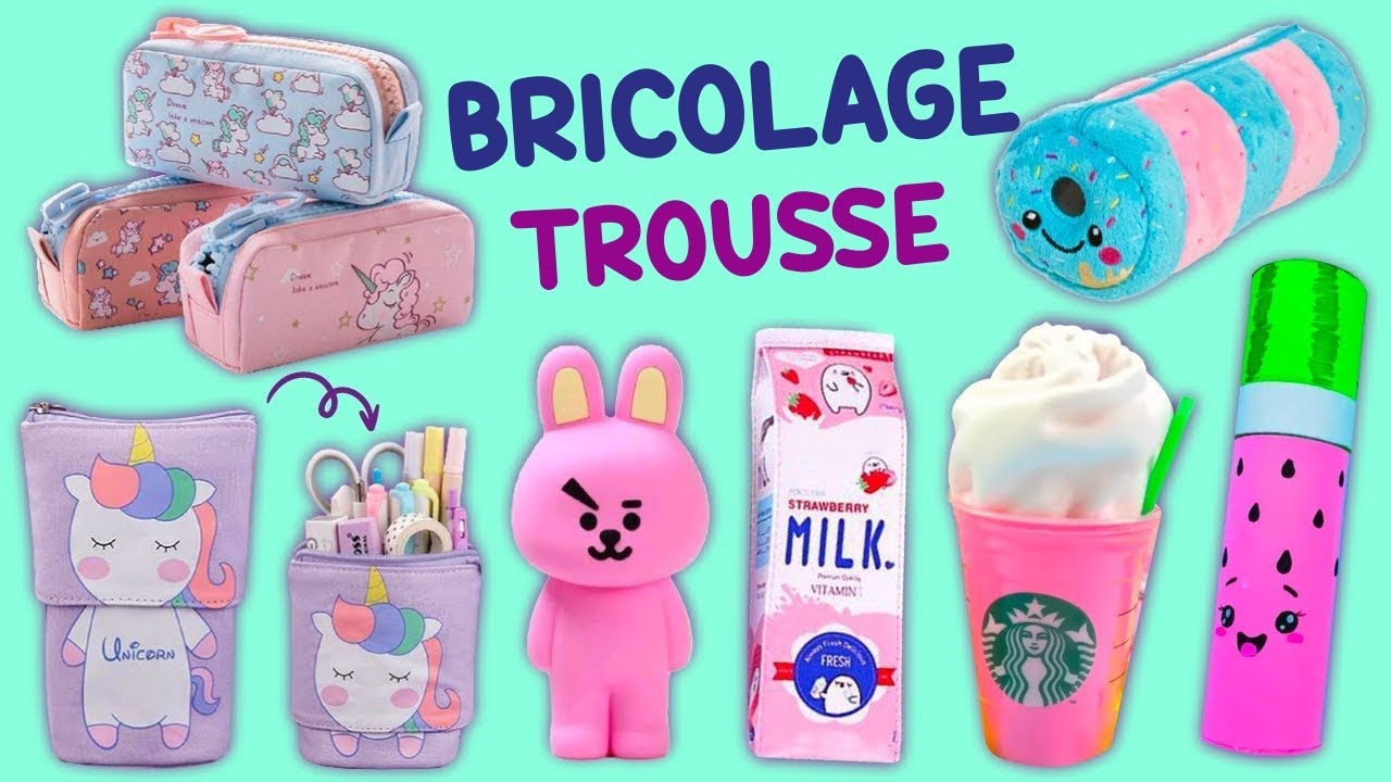 8 DIY IDEES DE TROUSSE - TROUSSE A CRAYONS AVEC BOUTEILLE DE LAIT ET PLUS ENCORE... MIGNON ET FACILE