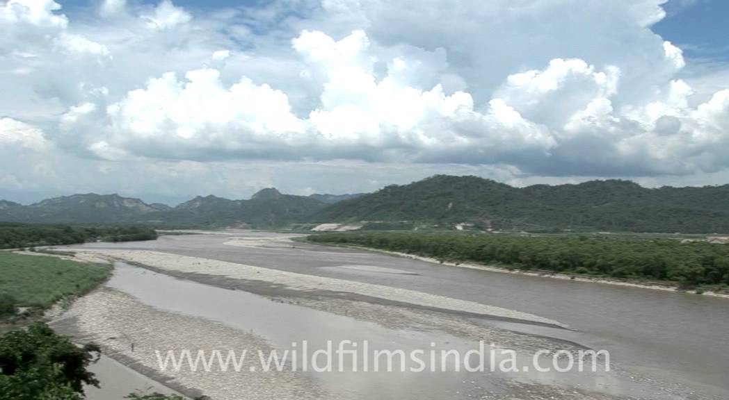 Kalesar view of the Yamuna river, Haryana