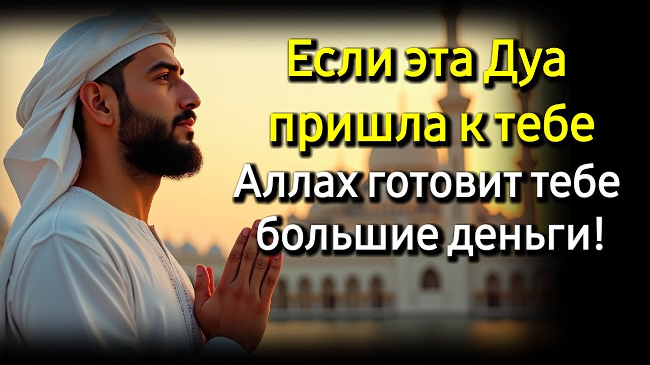 Если эта Дуа пришла к тебе - Аллах готовит тебе большие деньги! ❤️💜