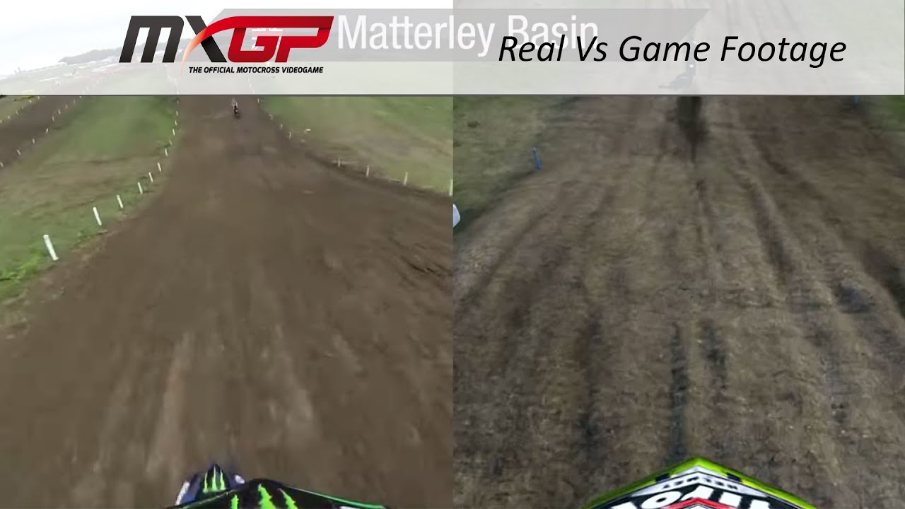 MXGP videogame - Real vs Game