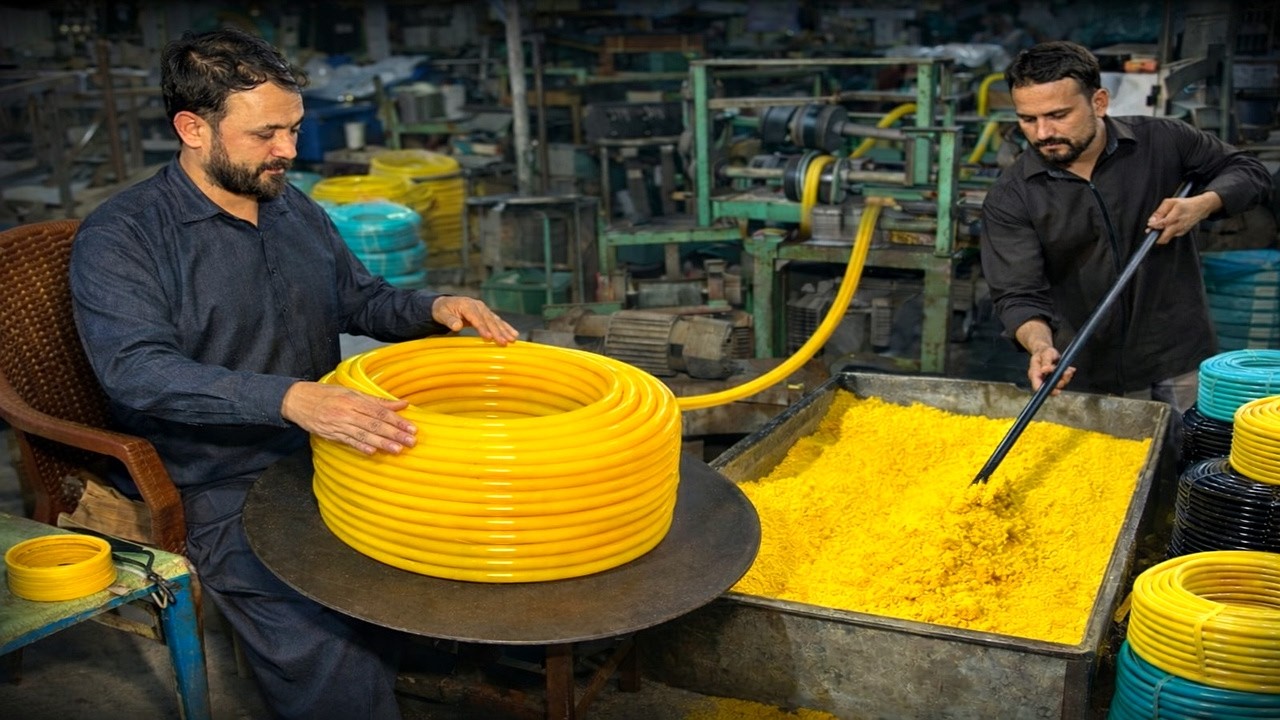 How PVC Garden Pipe Manufacturing For Residential & Commercial Use, PVC Garden Pipe Factory Tour!