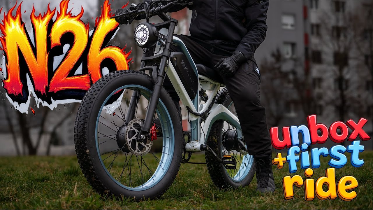 DUOTTS N26 - UNBOXING a prvá jazda | čo to dopekla je? 55km/h!!!