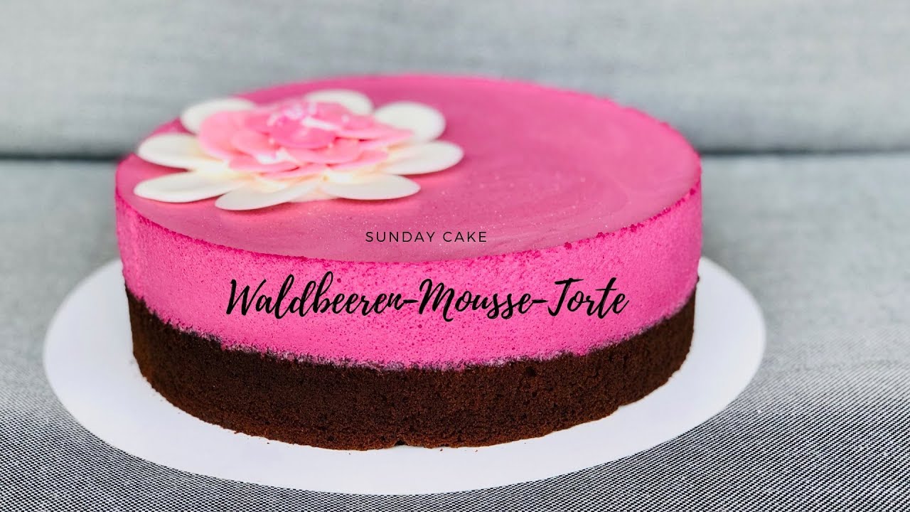 Waldbeeren-Mousse-Torte für Torteneinsteiger