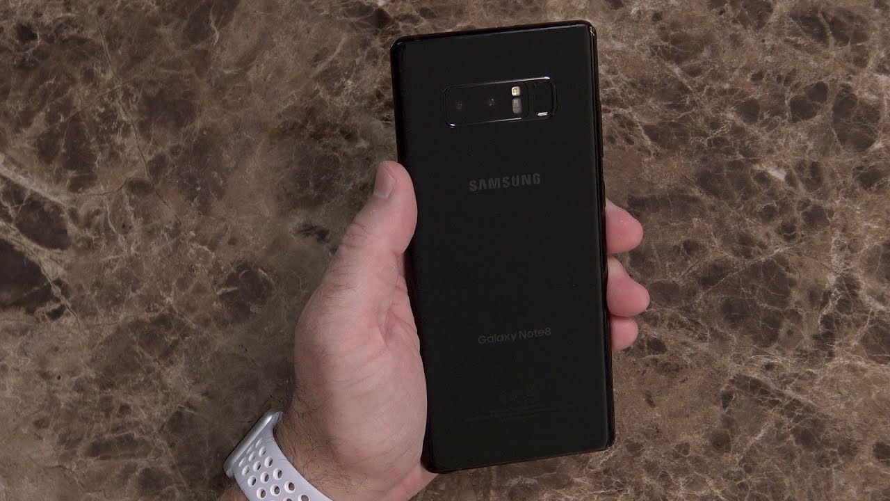 Samsung Galaxy Note 8 Midnight Black Unboxing and Walkthrough
