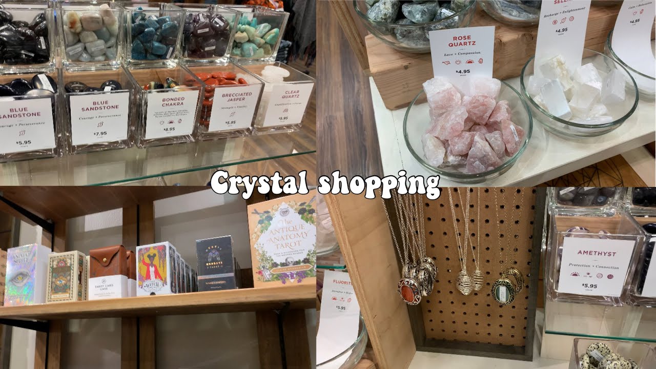 Come crystal shopping with me (+ crystal haul )