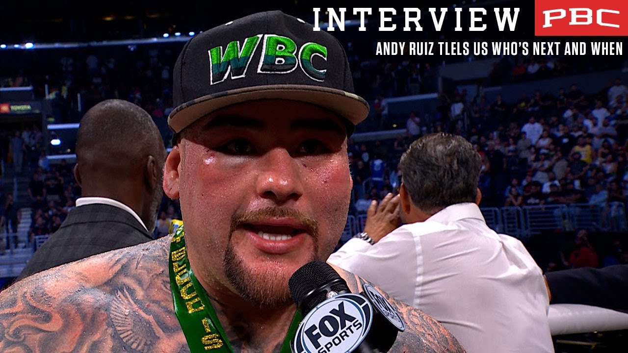 Andy Ruiz shares when he wants to fight next and who | Ruiz vs Ortiz HIGHLIGHTS