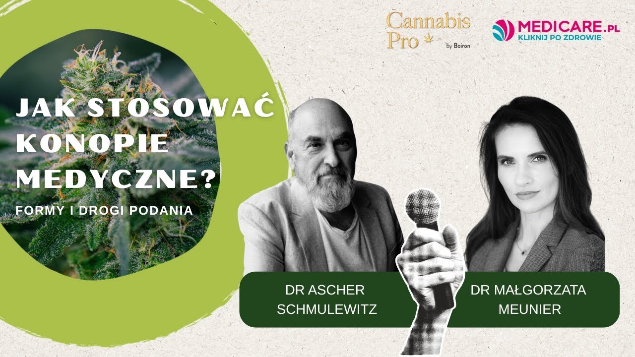 Formy i drogi podania leków konopnych - wywiad z dr Ascher Shmulewitz