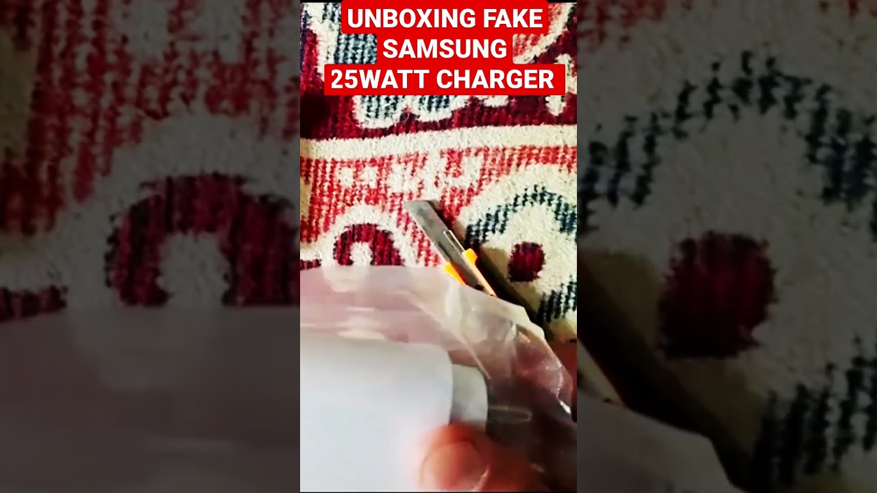 #Samsung | #Fake 25watt charger | #UNBOXING #Samsung #charger #25watt #fake