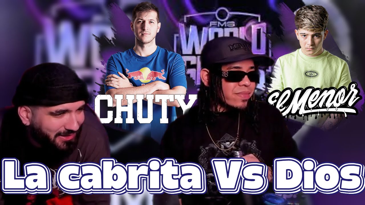 ¿CHUTY TAMIBEN INTENTA HACER ENFADAR AL MENOR? 🤬 ¿ERA REPLICA CHUTY VS EL MENOR? FMS WORLD SERIES J3