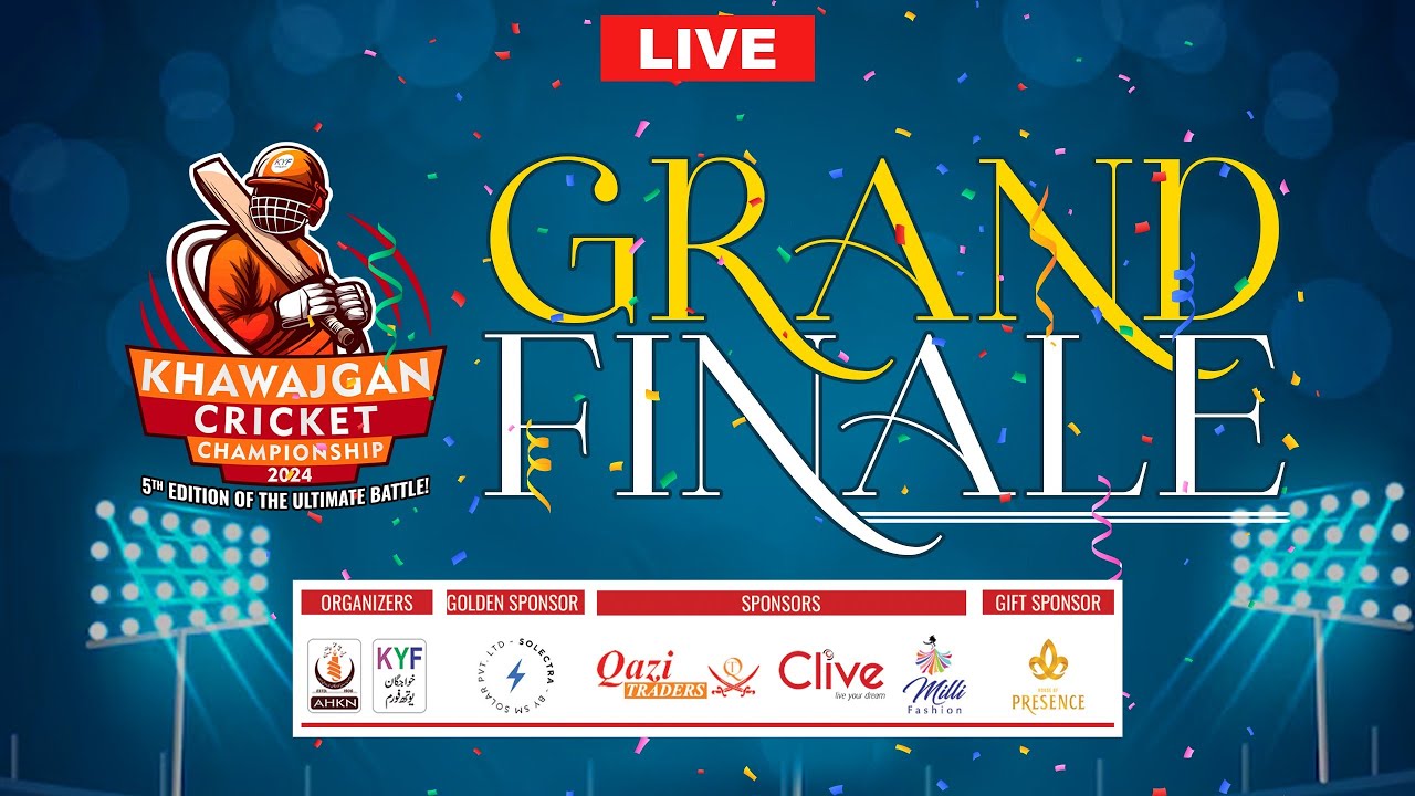 [Live] GRAND FINALE KCC 5th Edition | Wadi-e-Firdous Graveyard | Jahan e Khawajgan