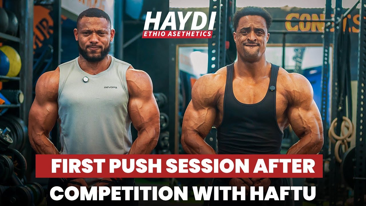 Back in the Gym 🔥 First Push Day After Competition with @haftudege 