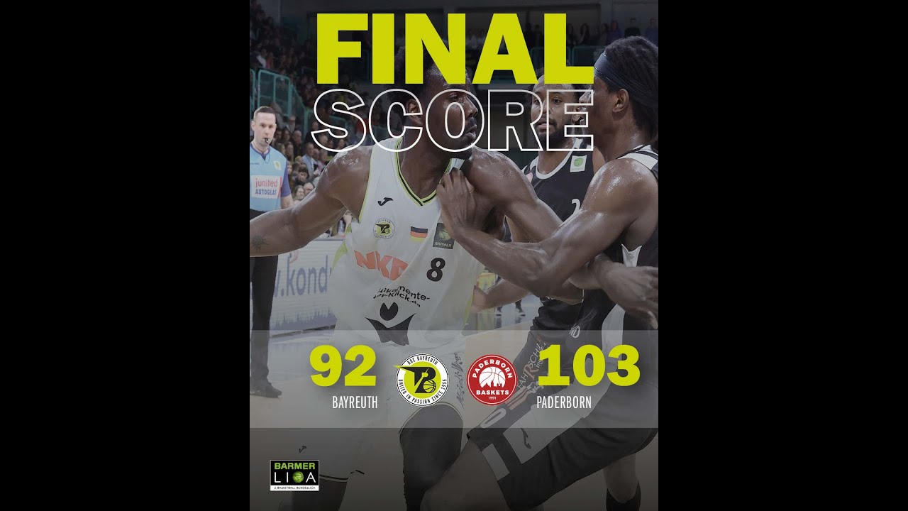 BBC Bayreuth vs. Paderborn Baskets: 18. Spieltag - Alle Highlights