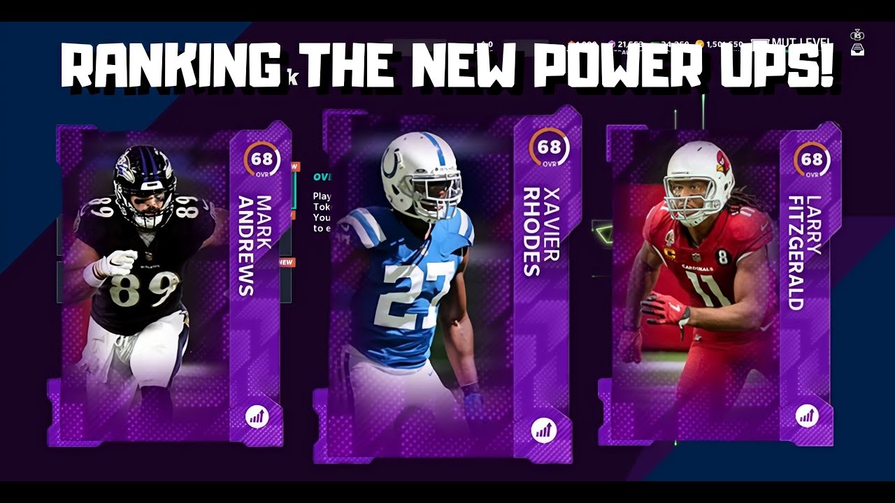 RANKING THE 10 BRAND NEW POWER UPS FROM WILDCARD WEDNESDAY! | MADDEN 21 ULTIMATE TEAM |