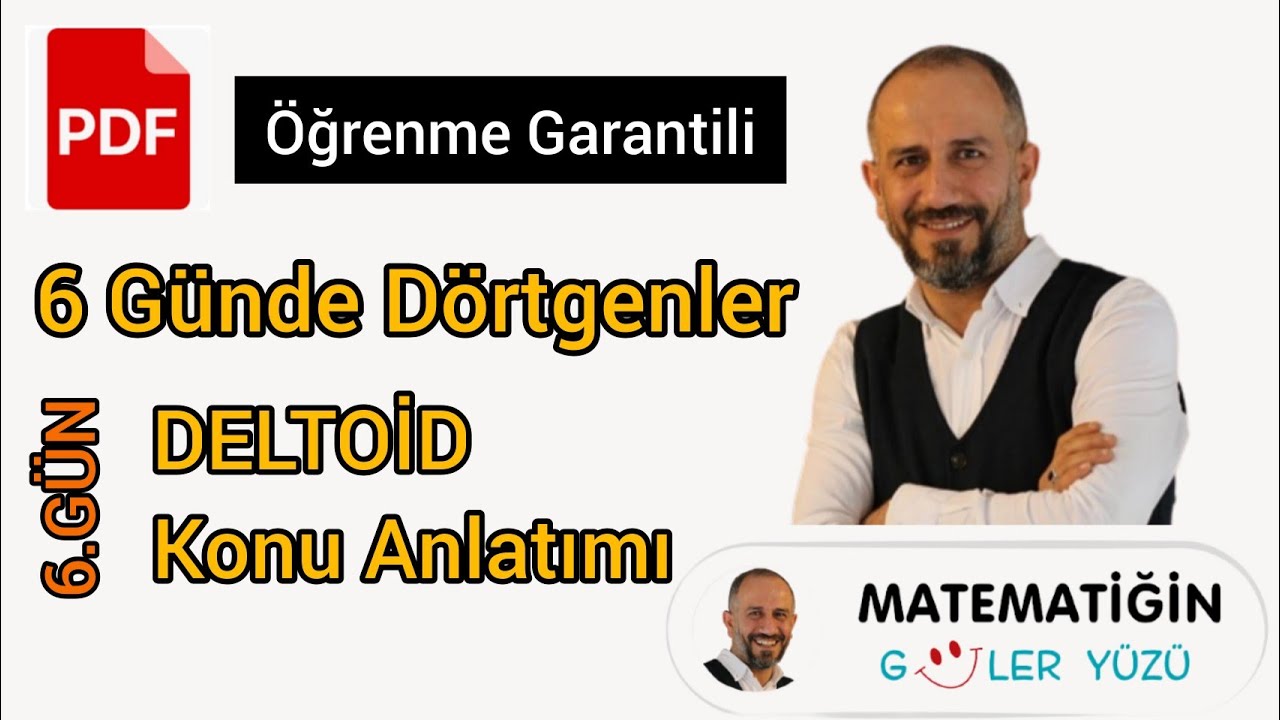 Geometri-20 | 8 Dakikada Deltoid Konu Anlatımı | Pdf | Öğrenme Garantili
