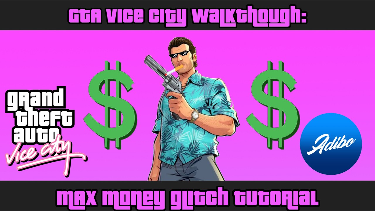 How to glitch-to-make BILLIONS of dollars in GTA Vice City!