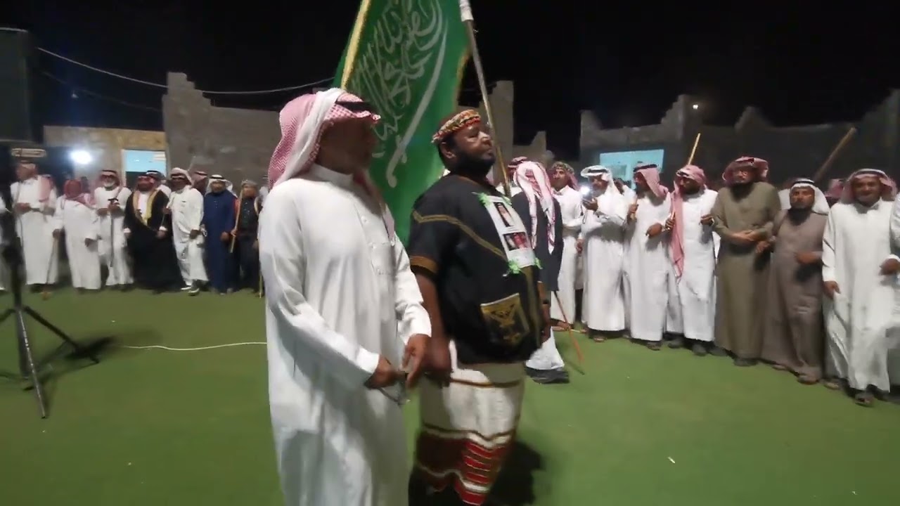 احتفال أهالي بارق بيوم التأسيس بالقرية التراثية