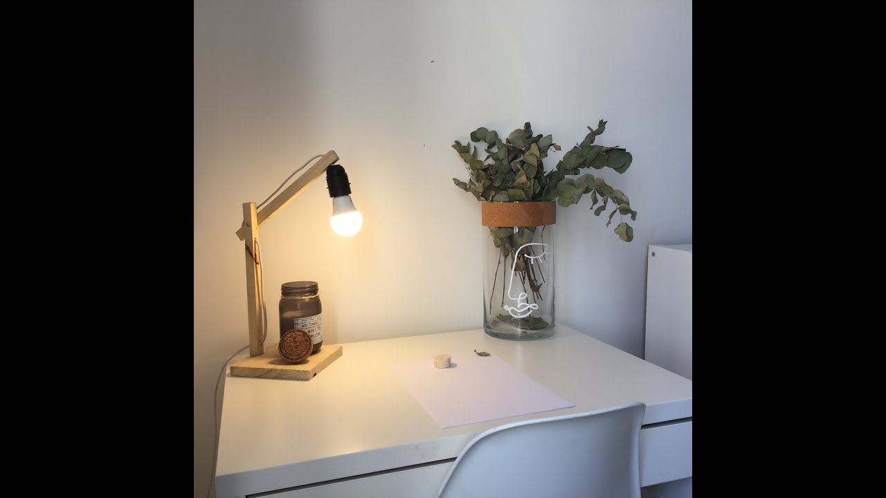 DIY Deco : TuTo Lampe de Bureau facile