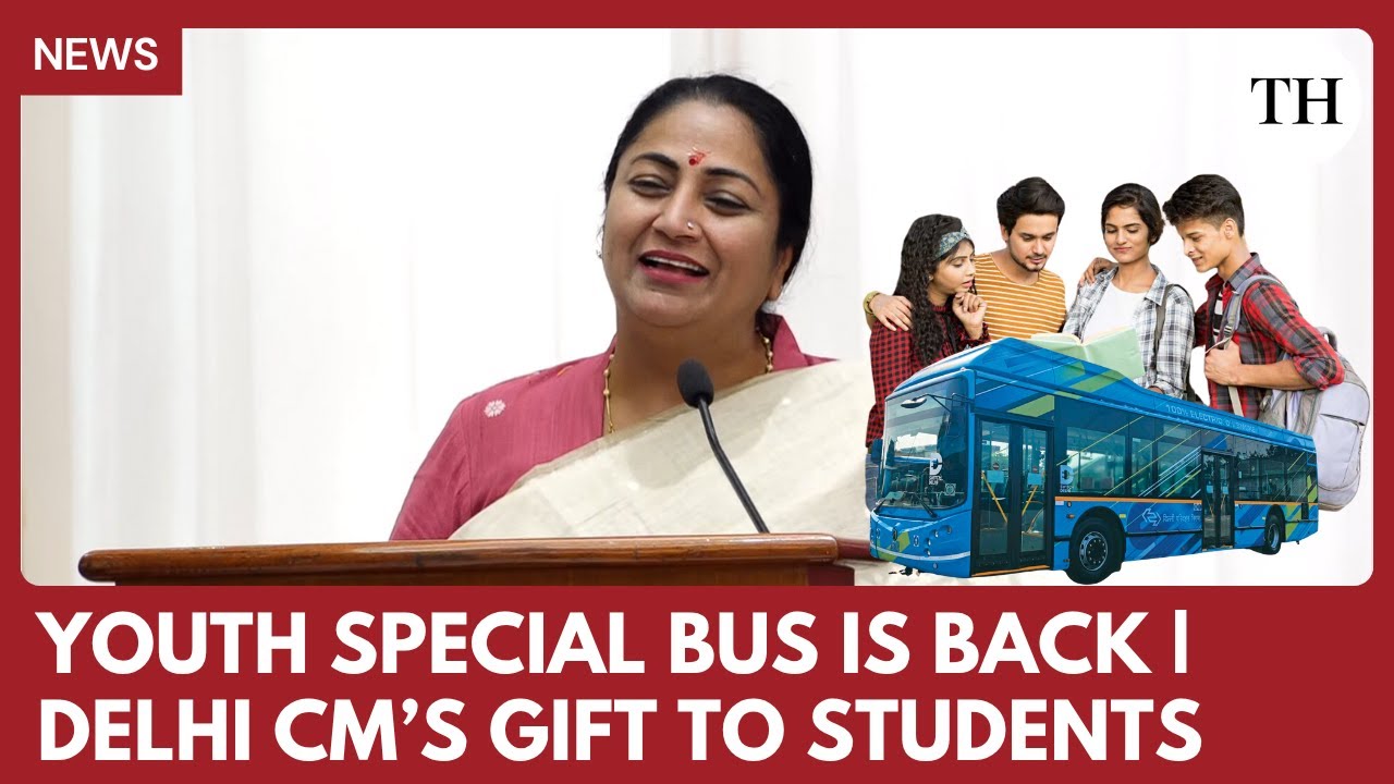 CM Rekha Gupta relaunches youth special bus for DU students