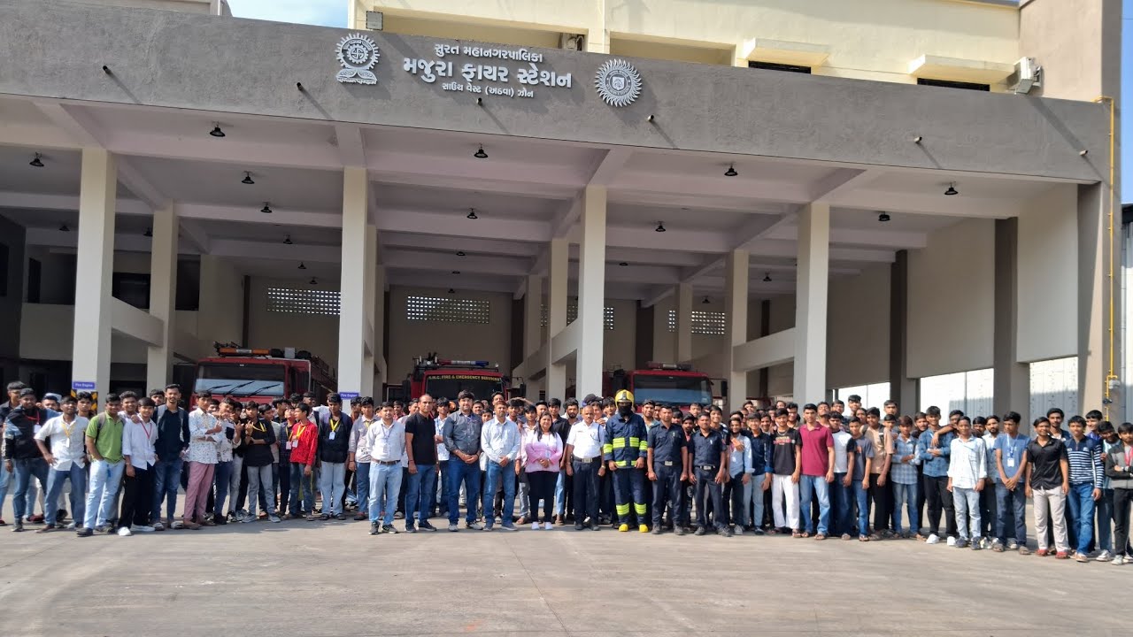 Fire Station Visit | ITI Surat | Majura Gate Surat, Gujarat | Wireman trade, 83 Batch 