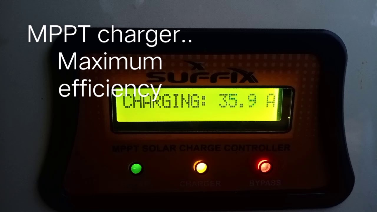 True MPPT charger controller Testing