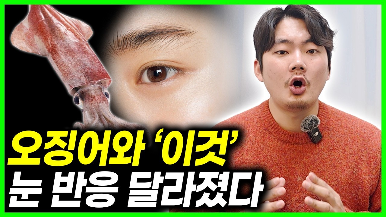오징어 이렇게 먹고 눈 시력 살아났다 | 오징어와 침침한눈