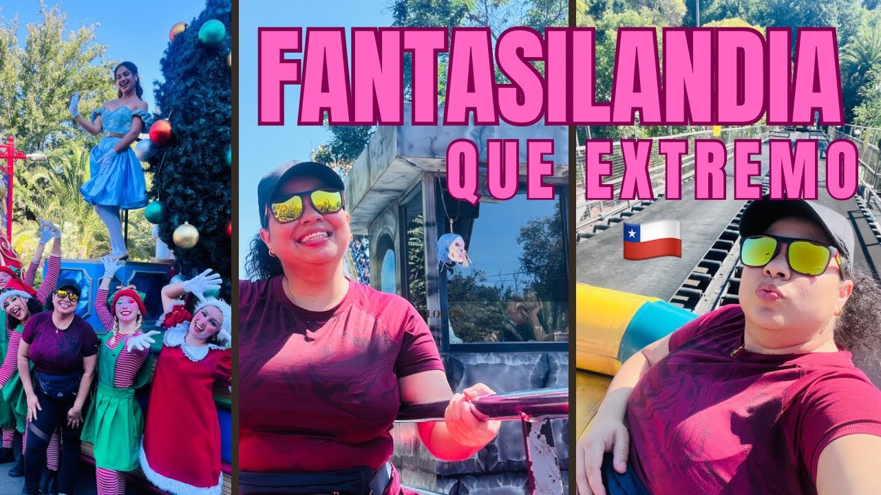 FANTASILANDIA es Disney en Chile 🇨🇱, parque de Diversión más grande de Chile