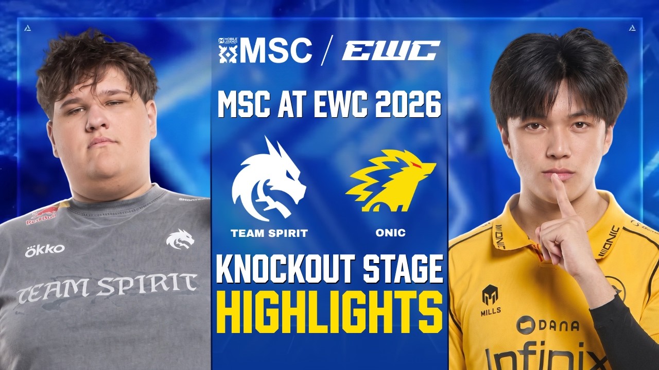 [HIGHLIGHTS] TEAM SPIRIT vs ONIC ID MSC AT EWC 2026 KNOCKOUT STAGE | TS vs ONIC