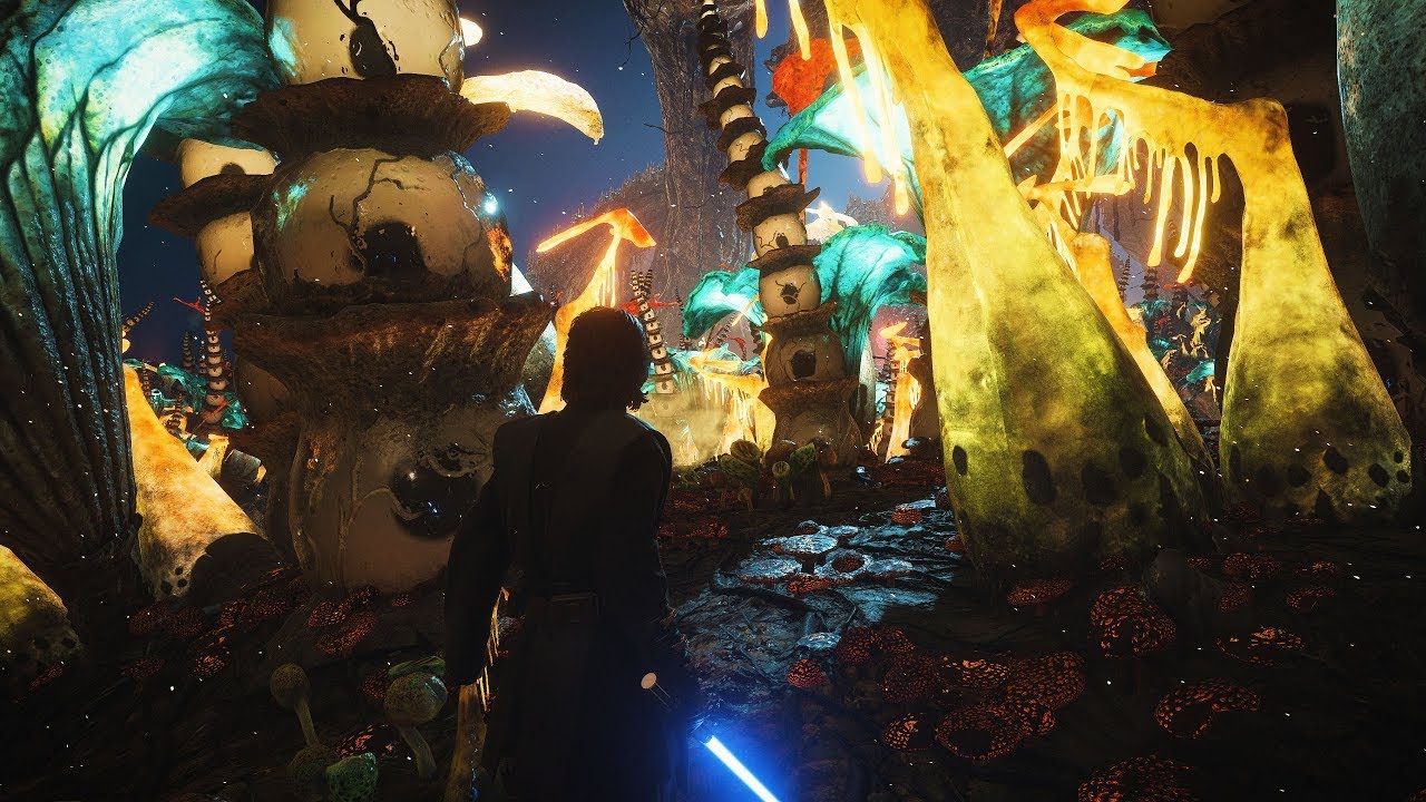 Felucia Night Map Gameplay - Battlefront II Mod