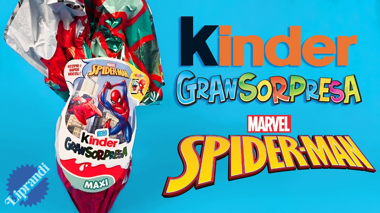 Kinder Gransorpresa Maxi 2026 Spider Man Pasqua ragnosa - Un salto in edicola