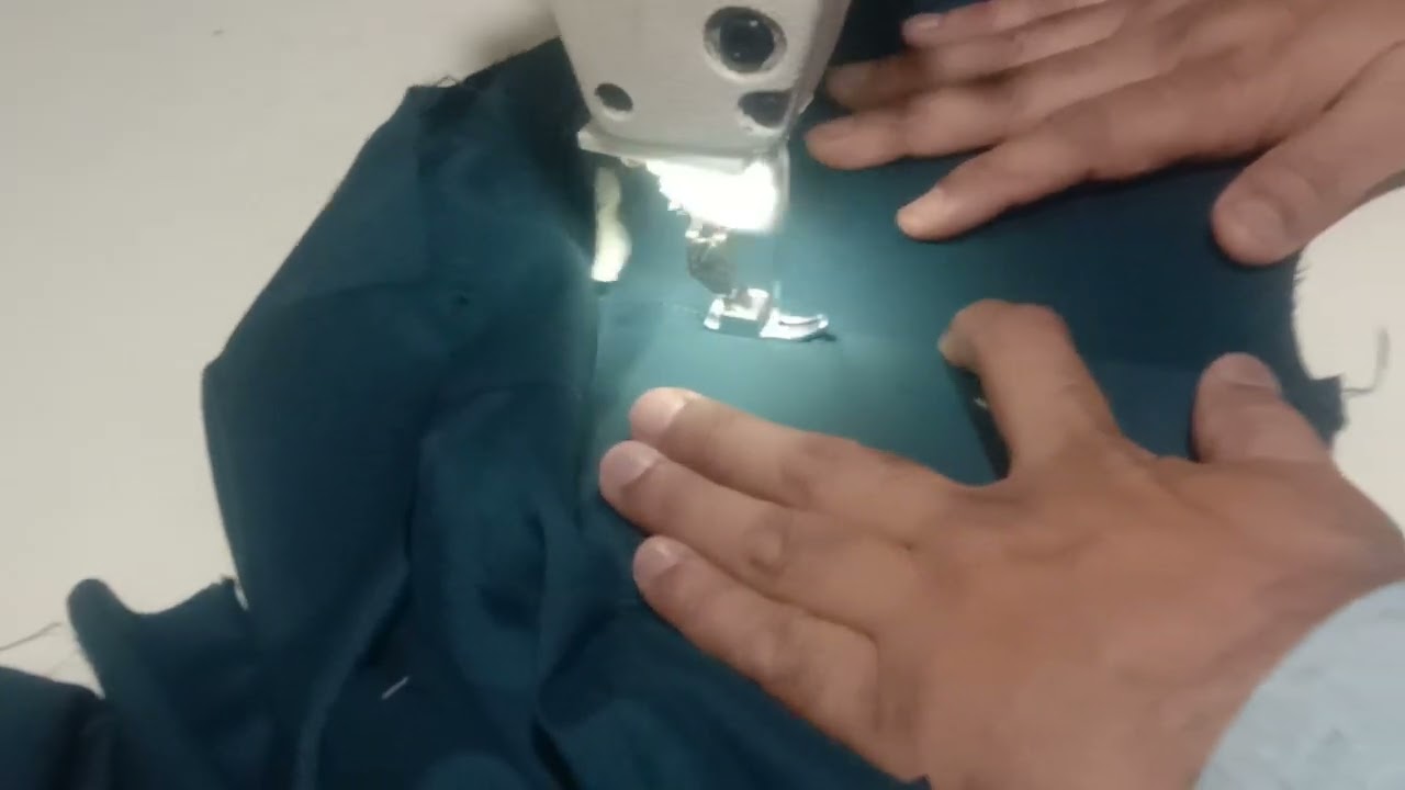چمک والے دھاگے سے ہاف پاؤں کی   ڈبل سلائی لگانے کا پراپر ویڈیو دیکھ لیں |
