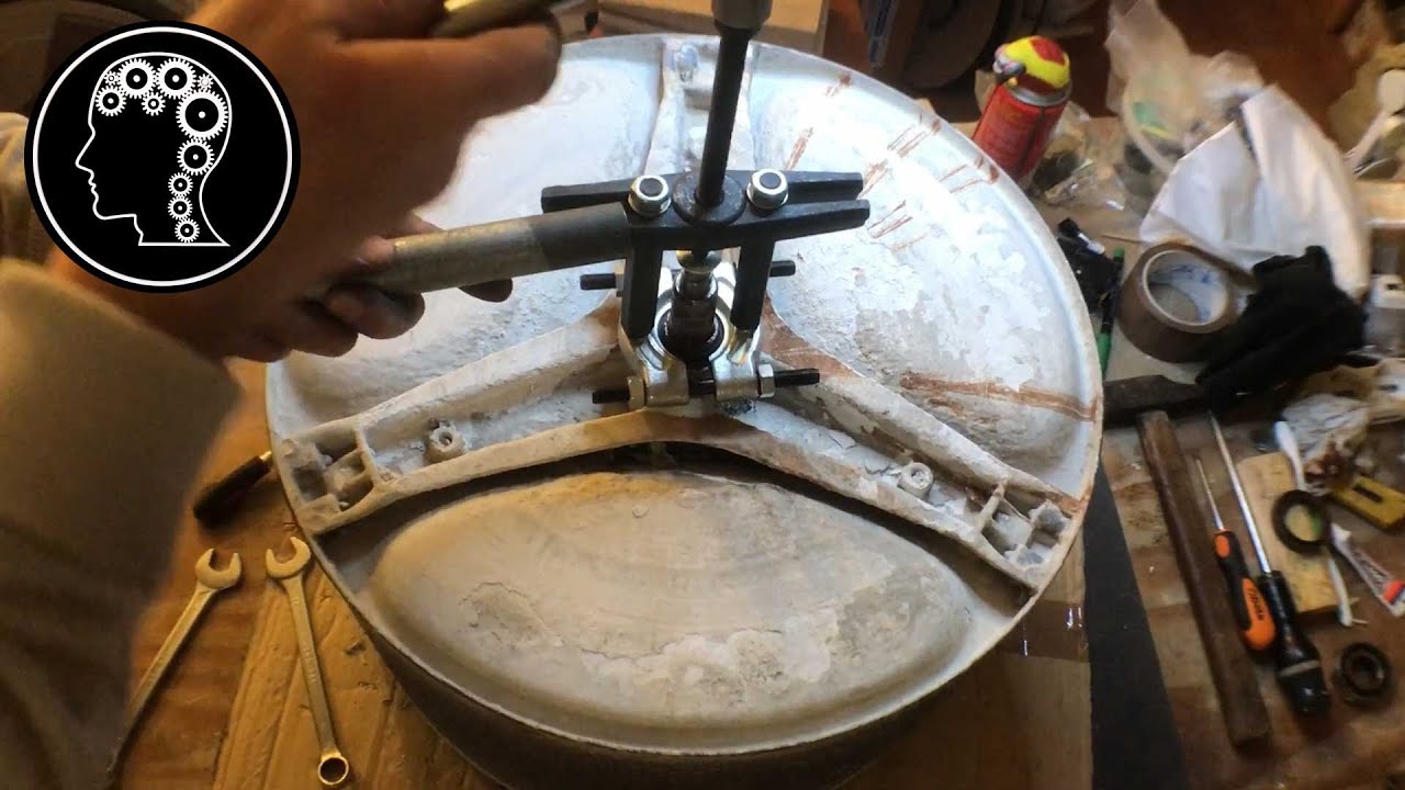 Come estrarre un cuscinedtto sgabbiato con estratto How to extract a decaged bearing with extractor