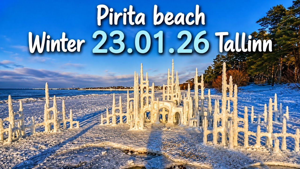 PIRITA BEACH, WINTER, TALLINN 23.01.26
