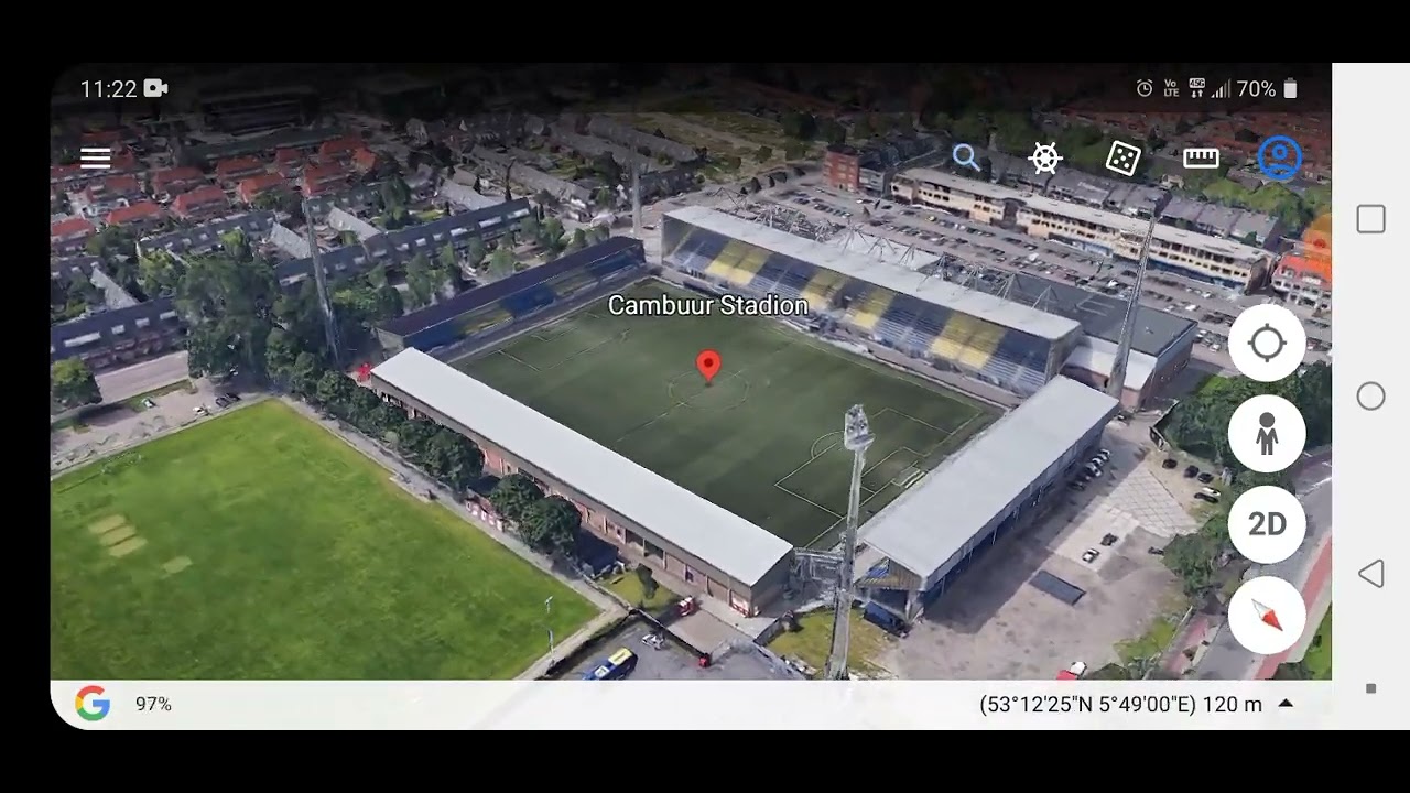 Cambuur fc stadium / Holland stadiums / Future stadiums / Google Earth 3D maps