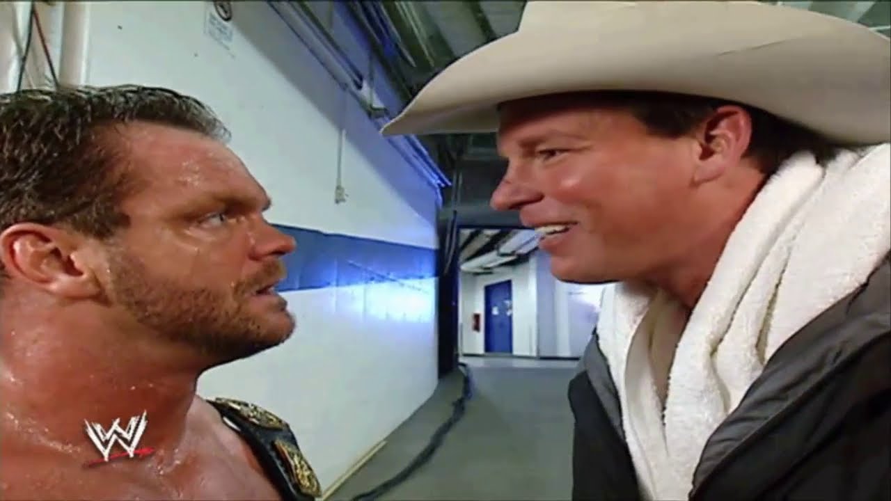 JBL Confronts Chris Benoit (SmackDown March 31, 2006)