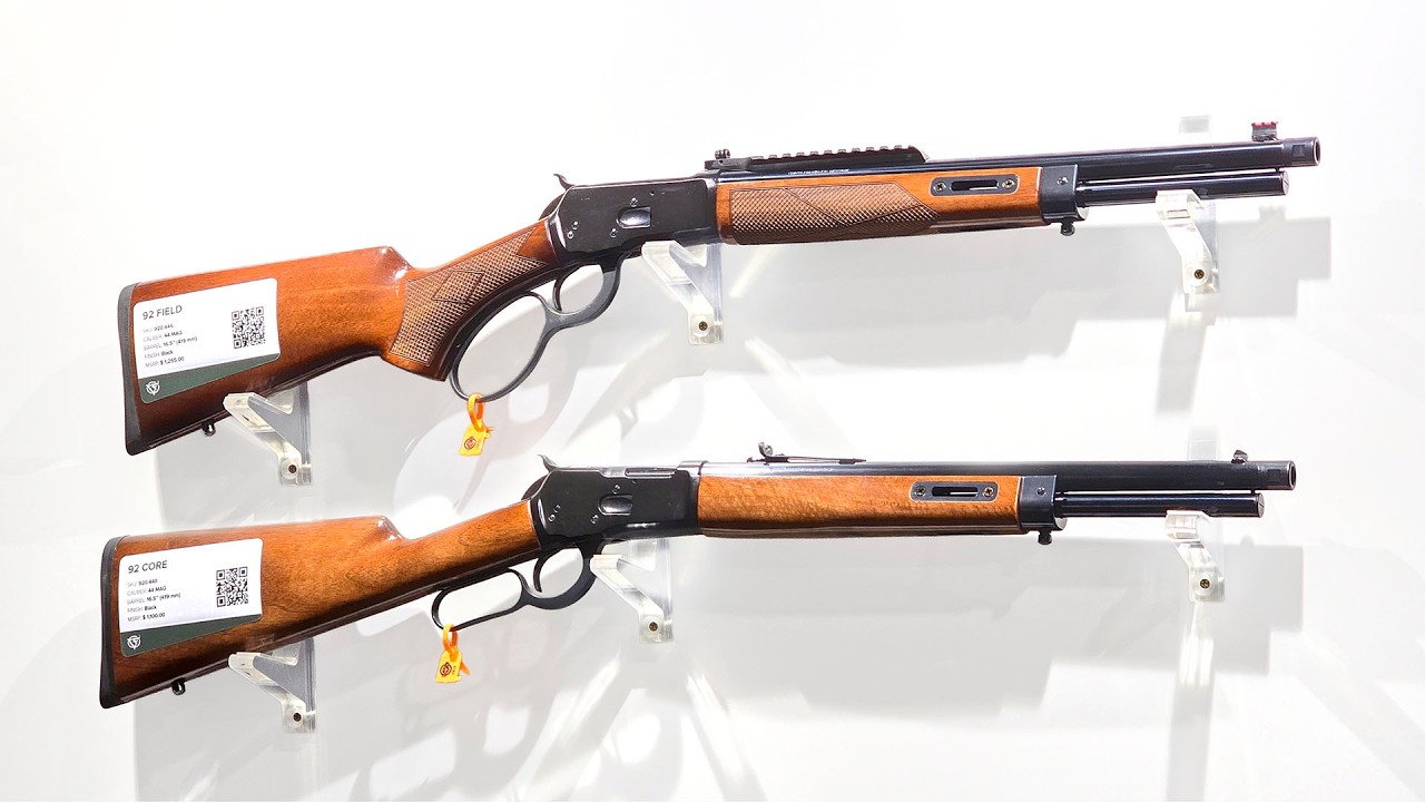 Новые винтовки Chiappa Firearms 2026 года выпуска, модель 1892 года, с рычажным затвором.