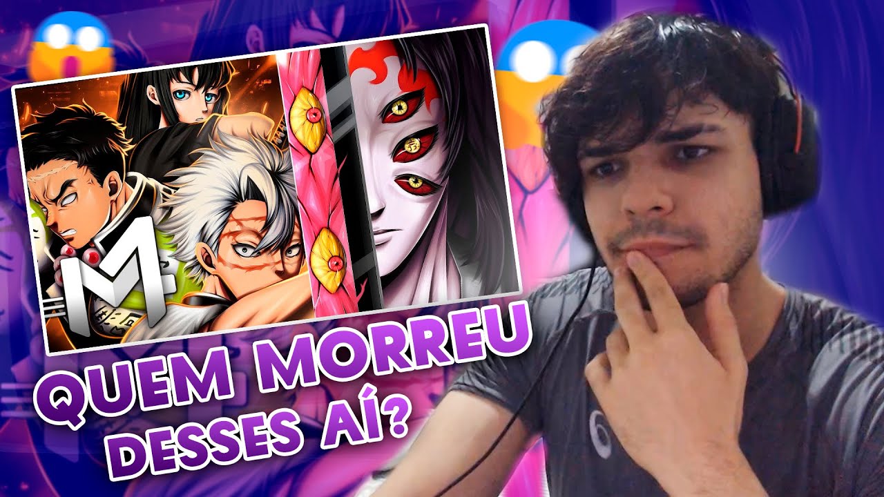 CARLOS REAGE AOS Hashiras x Kokushibou (Kimetsu no Yaiba) - Castelo Infinito | M4rkim